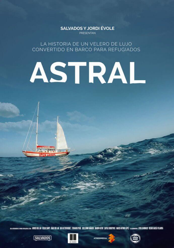 Cartell del documental Astral fet per Proactiva Open Arms